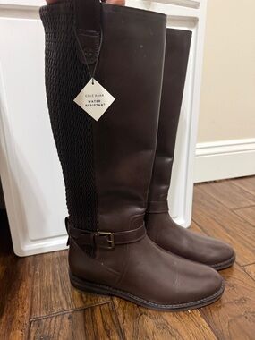 Cole Haan Tall Brown Leather Riding Boots